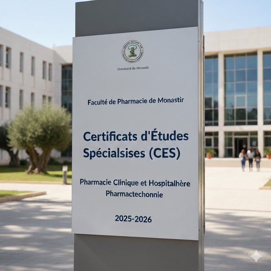 Note aux résidents CES Pharmacie Clinique et Hospitalière et Pharmacotechnie 2025_2026