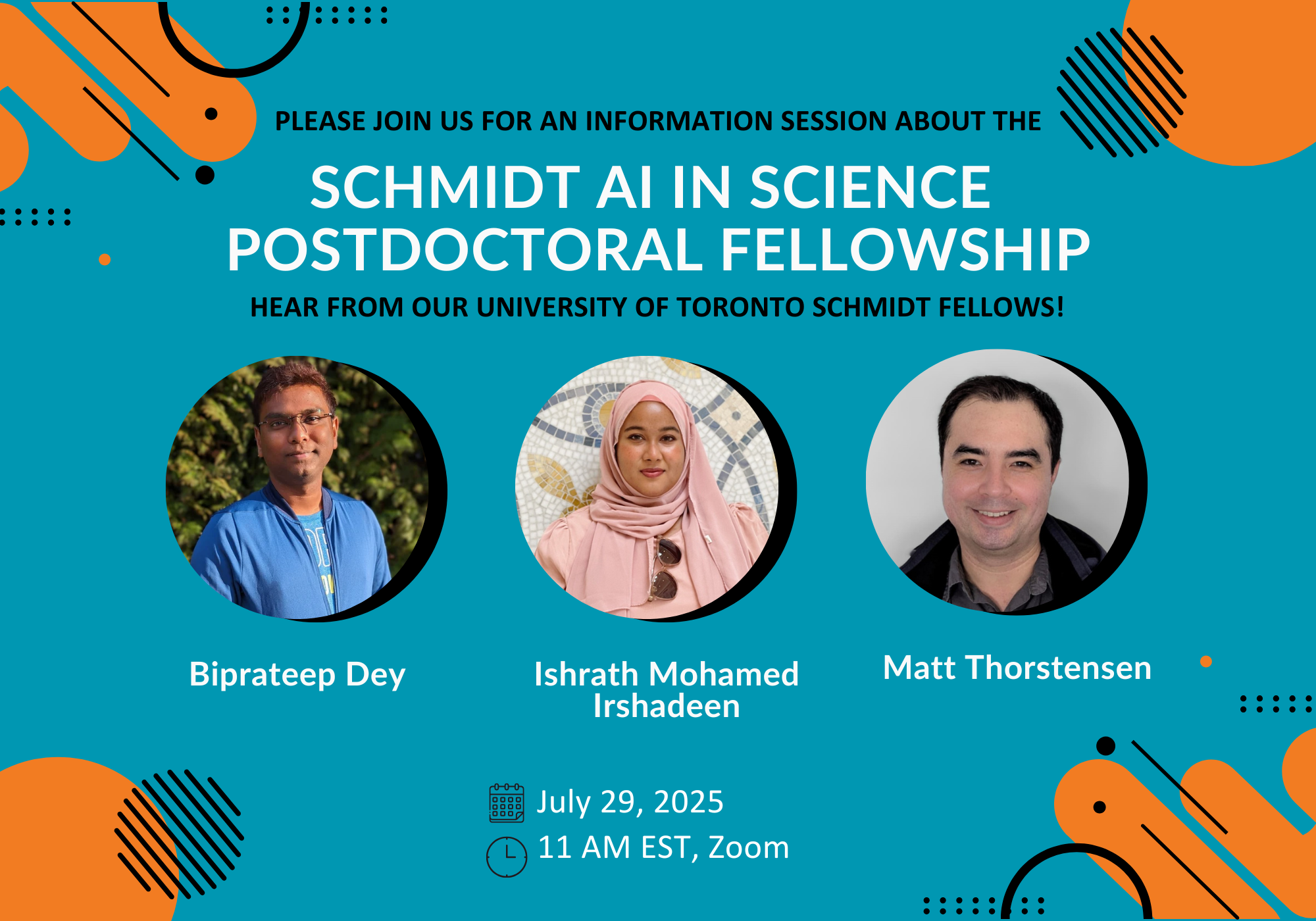 Call for Proposals – Eric and Wendy Schmidt AI in Science Postdoctoral Fellowships