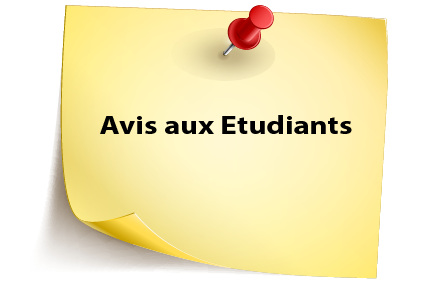 Note adressée aux étudiants du Mastère concernant la réservation des amphithéâtres ou salles pour la soutenance du mémoire de fin d'études